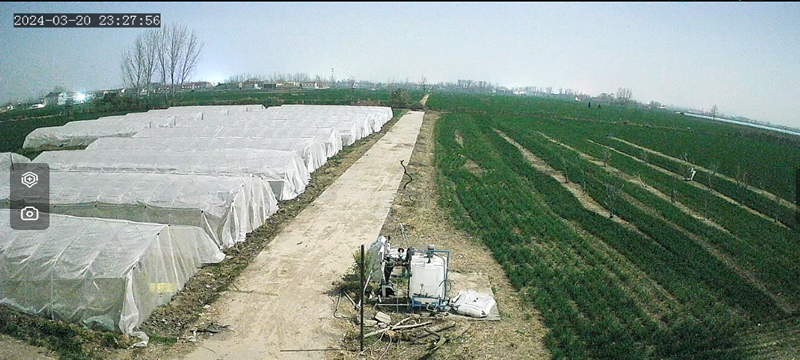 漯河市4G无光球机晚上23：27分半夜不开灯效果